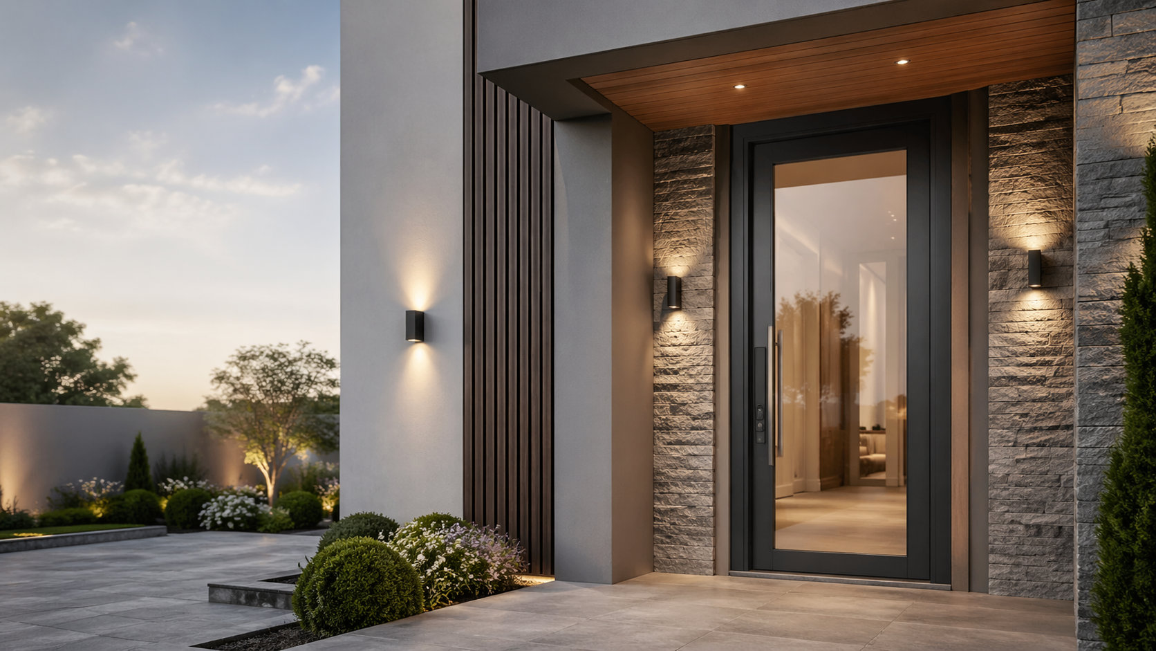 Входные алюминиевые двери в Осташкове